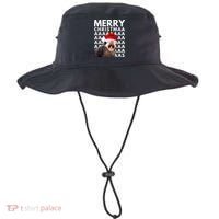 Hilarious Opossum Christmas Scream Bucket Hat thumb 0