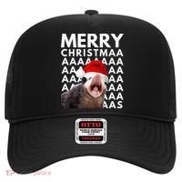 Hilarious Opossum Christmas Scream Hat thumb 0