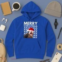 Hilarious Opossum Christmas Scream Hoodie thumb 3