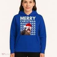 Hilarious Opossum Christmas Scream Hoodie thumb 5
