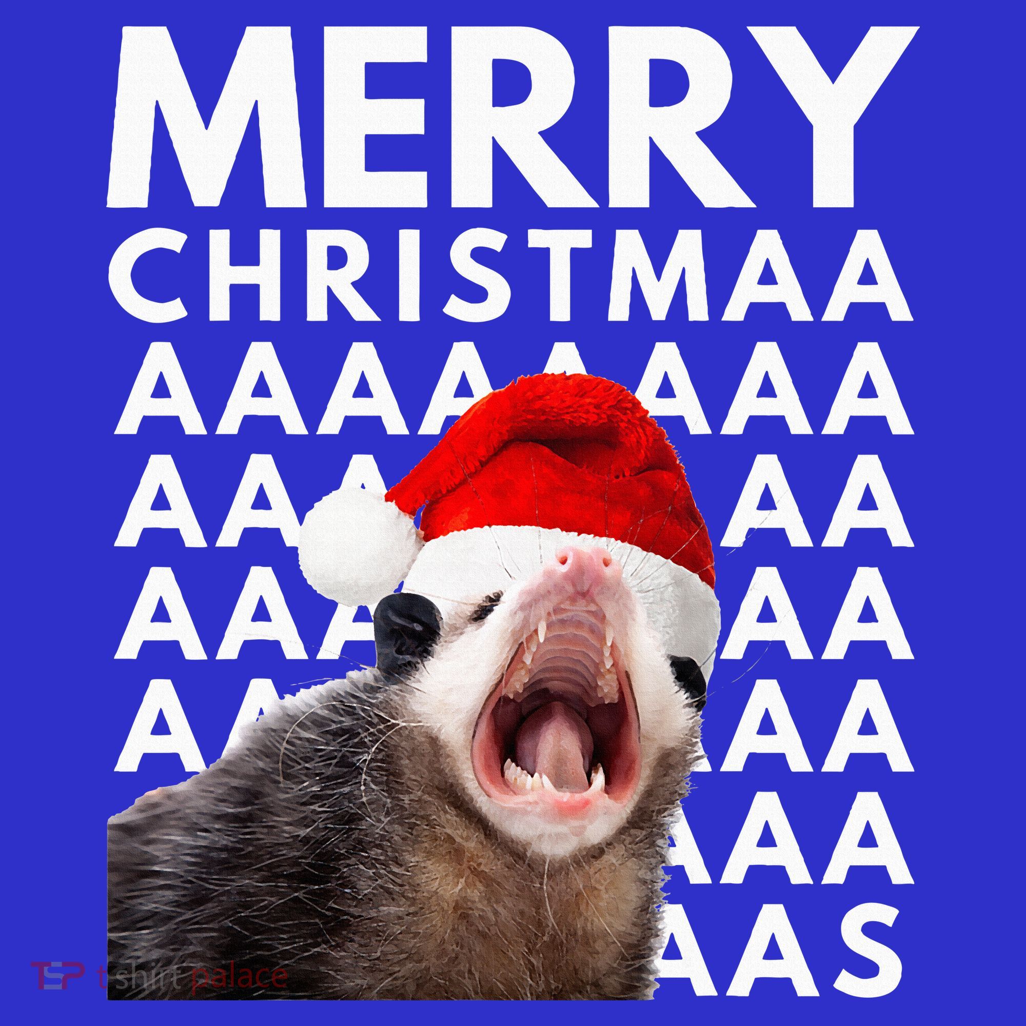 Hilarious Opossum Christmas Scream Sweatshirt