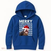 Hilarious Opossum Christmas Scream Kids Hoodie thumb 0