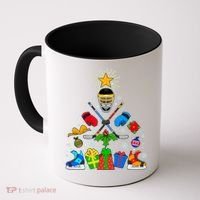 Hockey Christmas Tree Coffee Mug thumb 0