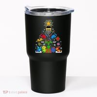 Hockey Christmas Tree Tumbler thumb 0