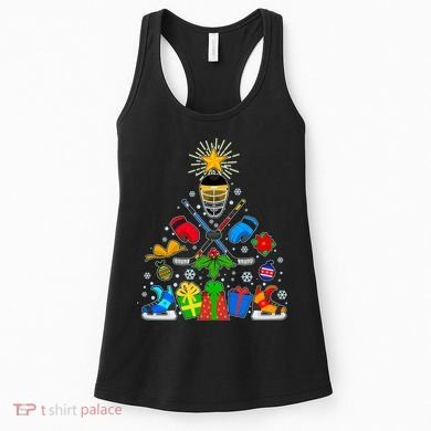 Hockey Christmas Tree Women's Tank Top
