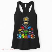 Hockey Christmas Tree Women's Tank Top thumb 0