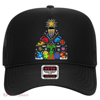 Hockey Christmas Tree Hat