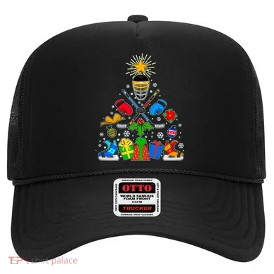Hockey Christmas Tree Hat
