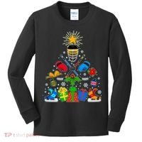 Hockey Christmas Tree Kids Long Sleeve Shirt thumb 0
