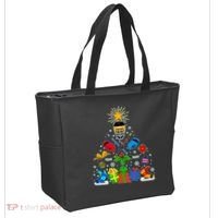 Hockey Christmas Tree Tote Bag thumb 2