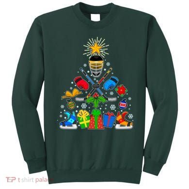 Hockey Christmas Tree Sweatshirt