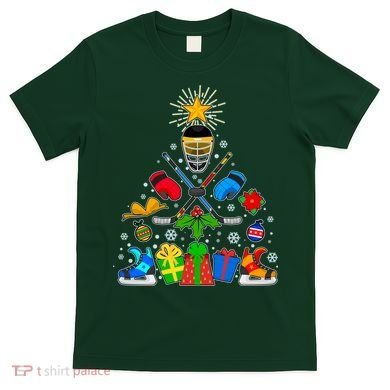 Hockey Christmas Tree T-Shirt