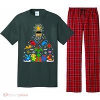 Hockey Christmas Tree Pajama Set thumb 0