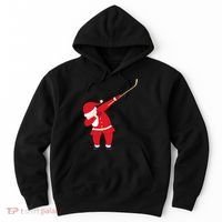 Hockey Dabbing Santa Hoodie thumb 0