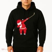 Hockey Dabbing Santa Hoodie thumb 2