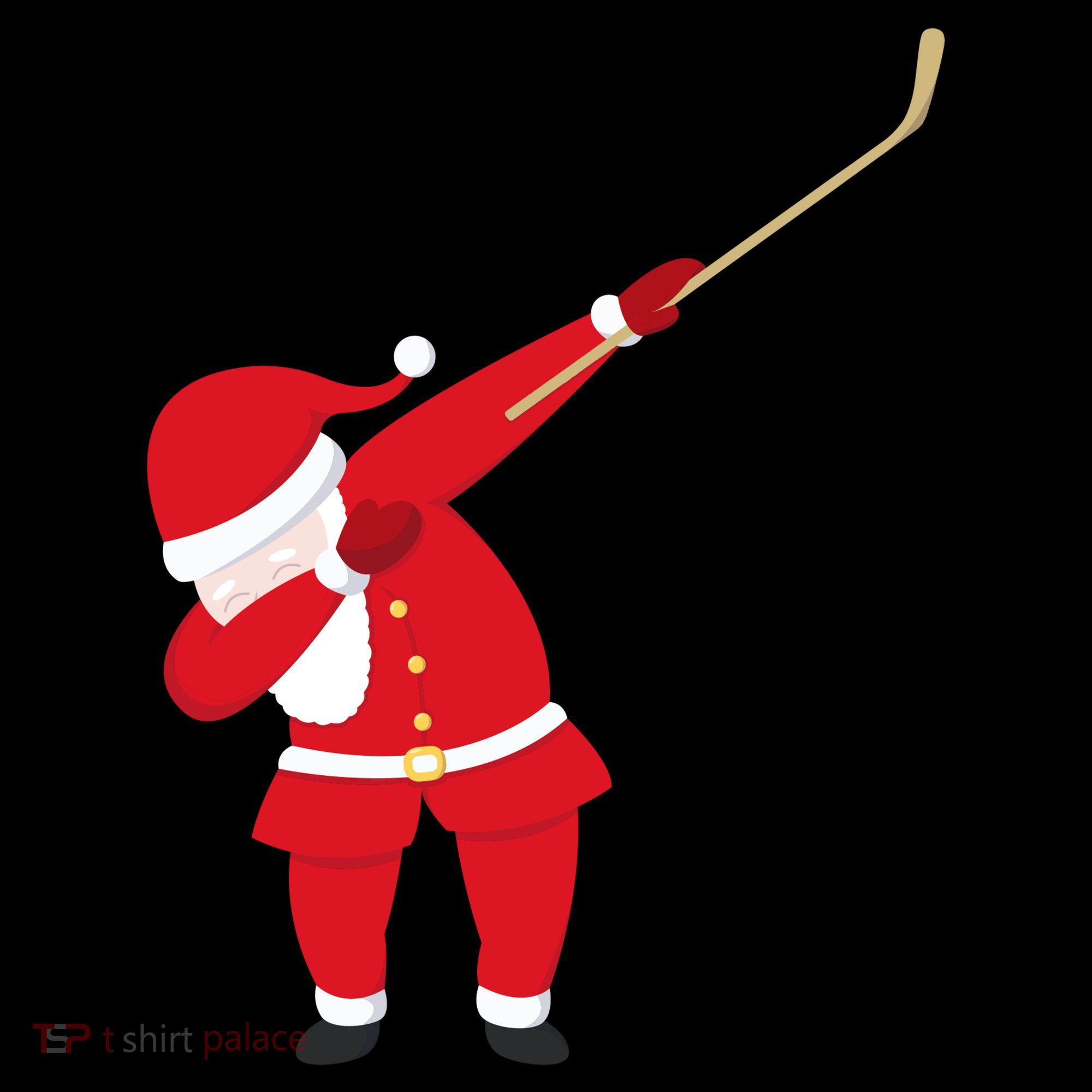 Hockey Dabbing Santa Apron