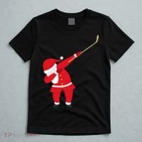 Hockey Dabbing Santa T-Shirt thumb 5