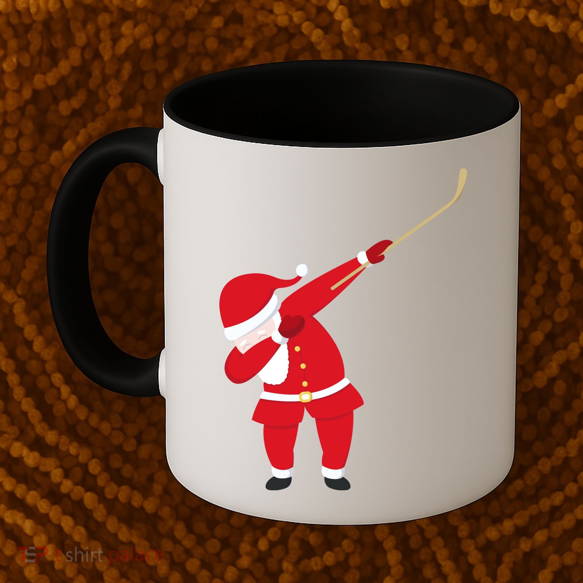 Hockey Dabbing Santa Coffee Mug