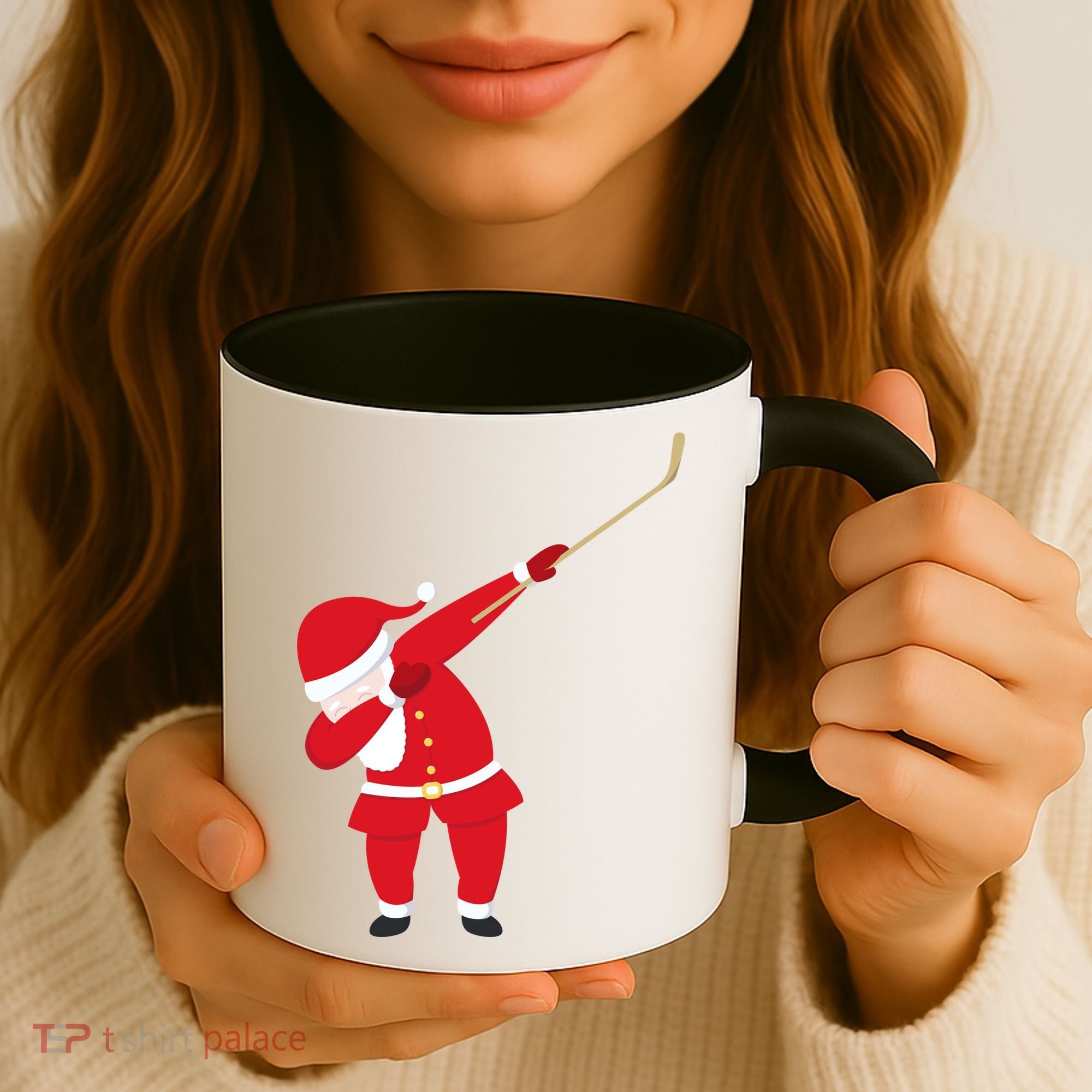 Hockey Dabbing Santa Coffee Mug