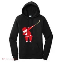 Hockey Dabbing Santa Women's Hoodie thumb 0