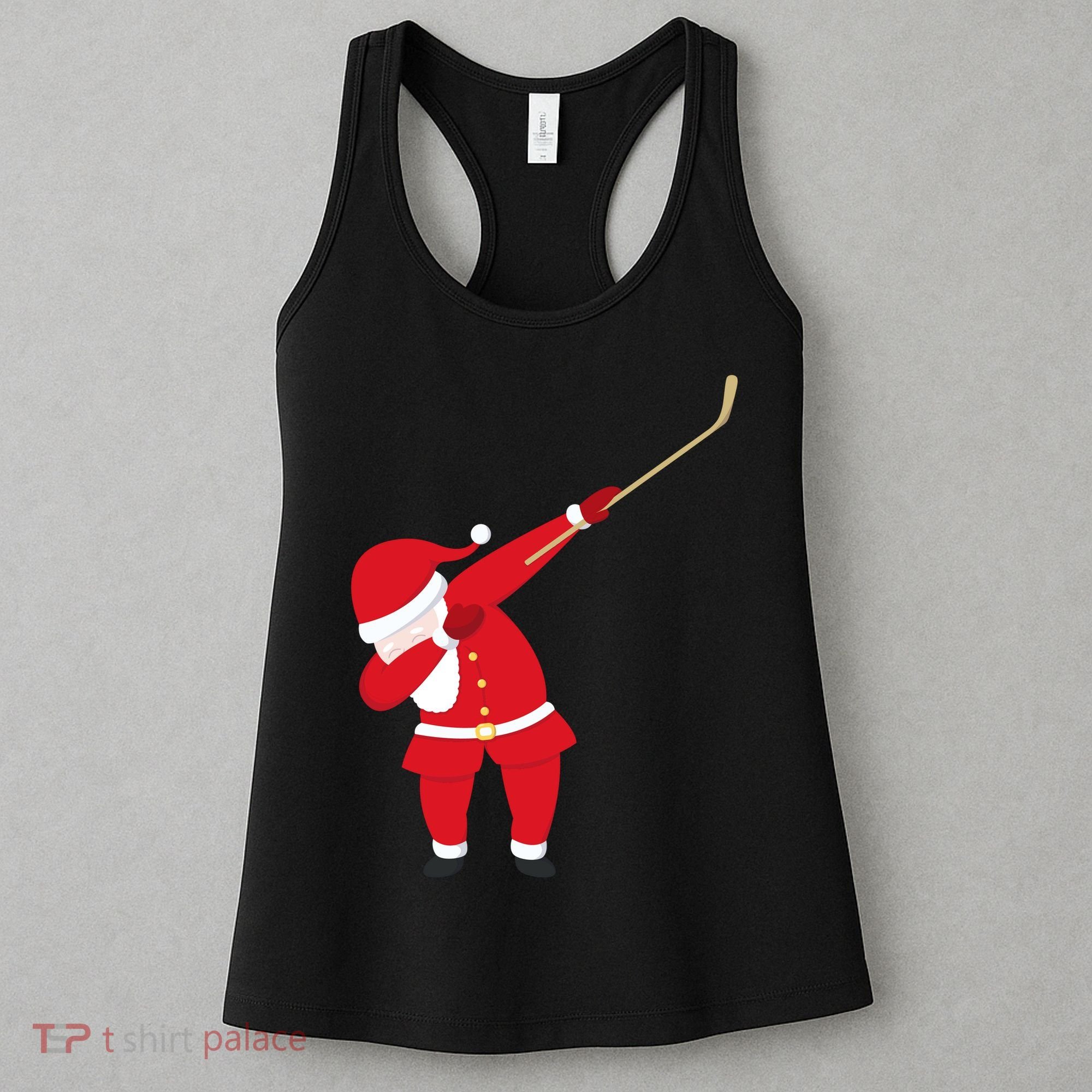 Hockey Dabbing Santa Women's Tank Top