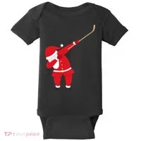 Hockey Dabbing Santa Baby Bodysuit thumb 0