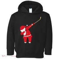 Hockey Dabbing Santa Toddler Hoodie thumb 0