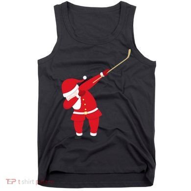 Hockey Dabbing Santa Tank Top