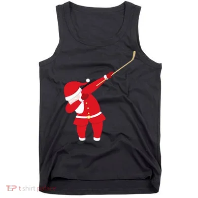 Hockey Dabbing Santa Tank Top