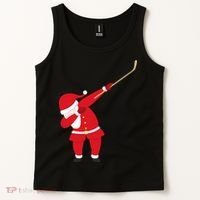 Hockey Dabbing Santa Tank Top thumb 2