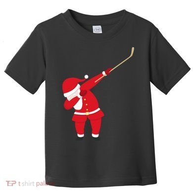 Hockey Dabbing Santa Toddler T-Shirt