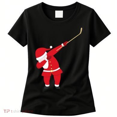 Hockey Dabbing Santa Women's T-Shirt