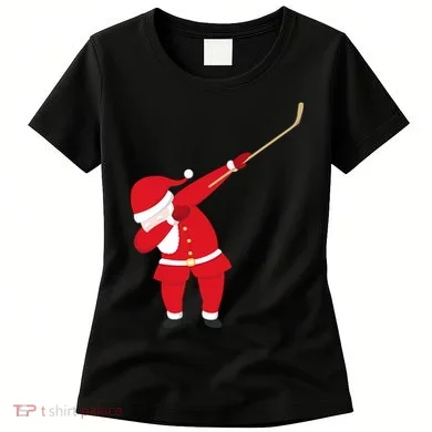 Hockey Dabbing Santa Women's T-Shirt