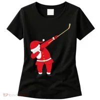Hockey Dabbing Santa Women's T-Shirt thumb 0