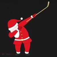 Hockey Dabbing Santa Women's T-Shirt thumb 6