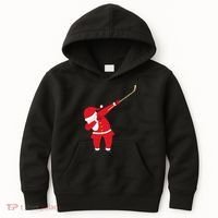 Hockey Dabbing Santa Kids Hoodie thumb 0