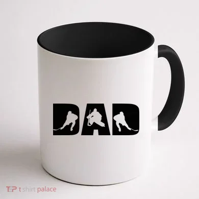 Hockey Dad Coffee Mug back
