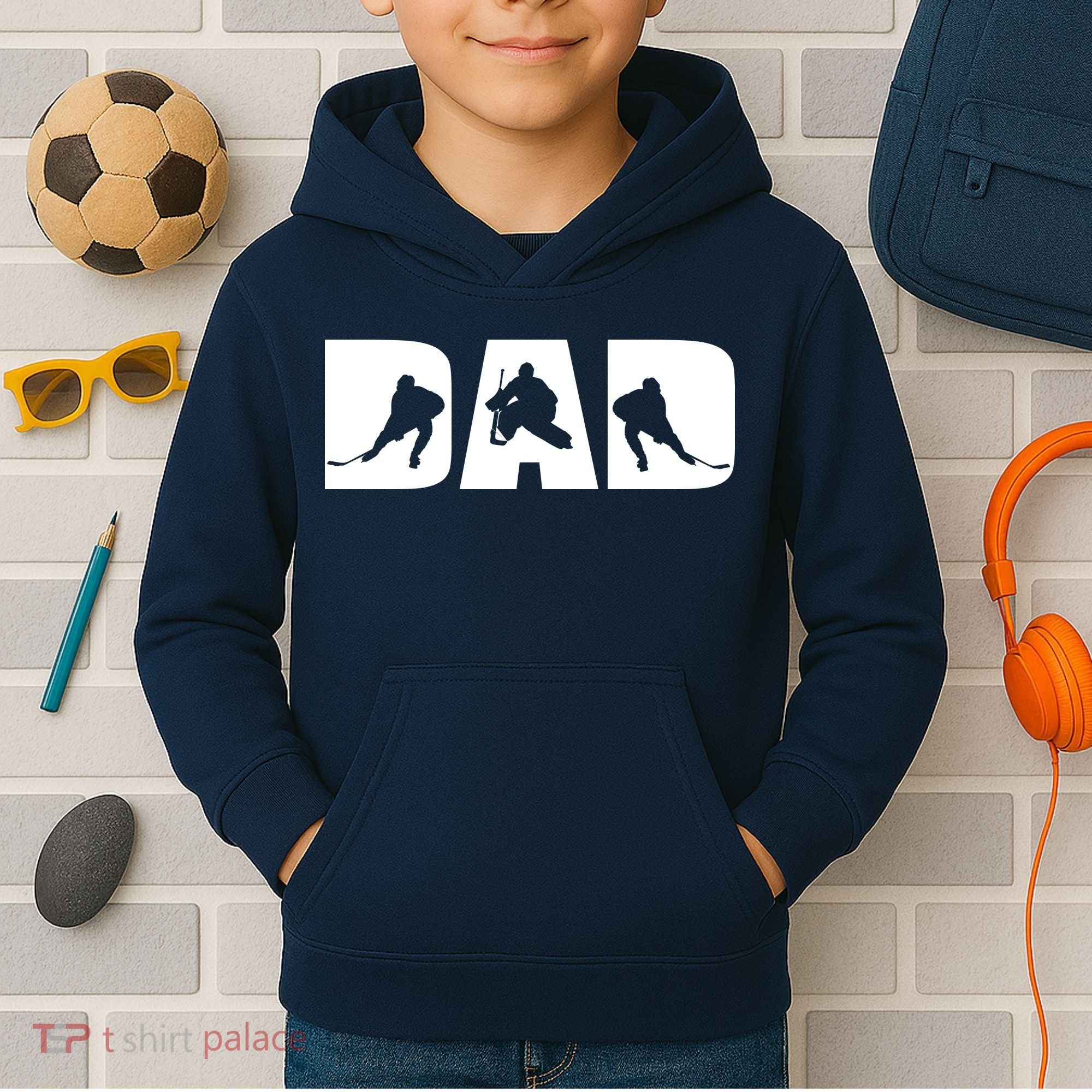 Hockey Dad Kids Hoodie