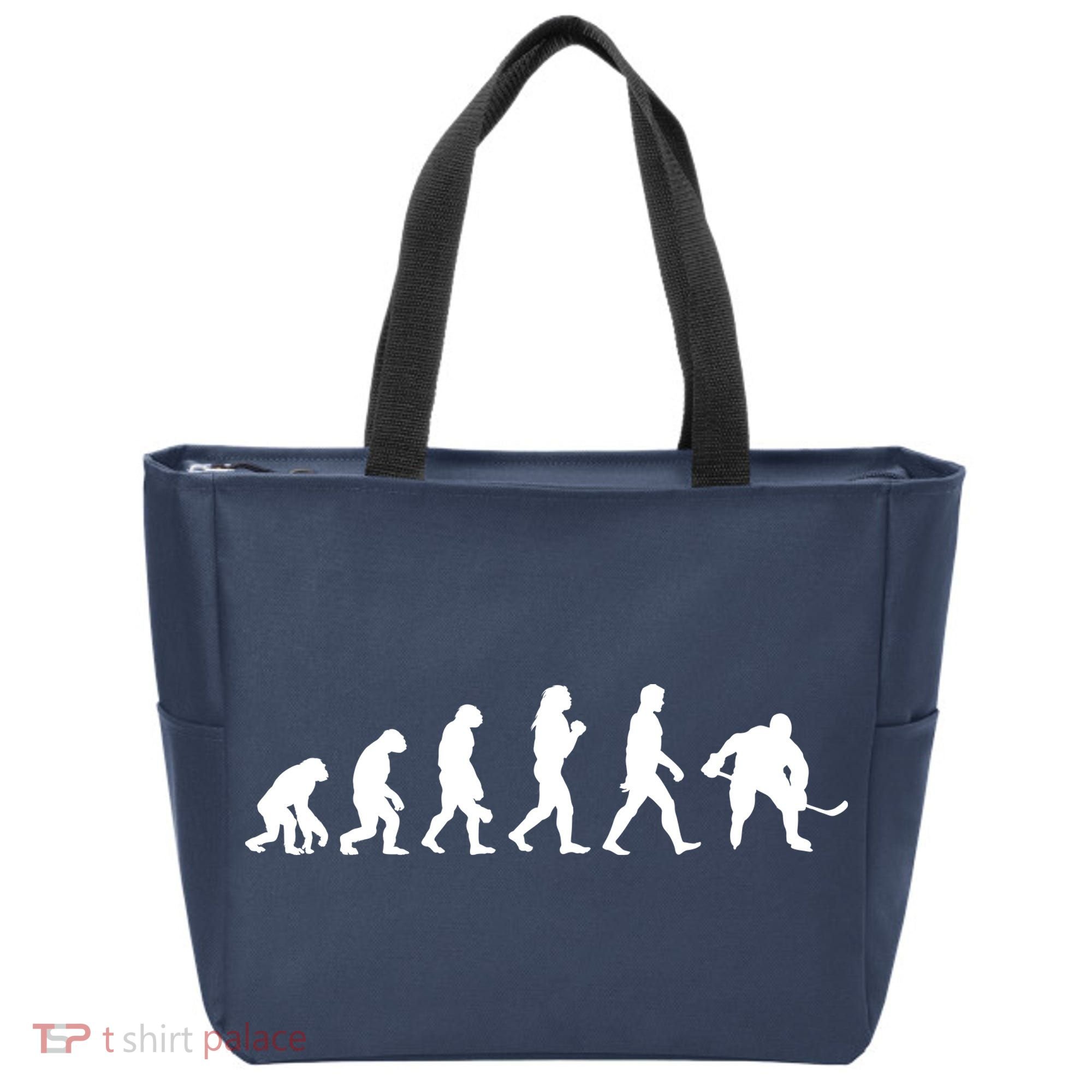 Hockey Evolution Tote Bag