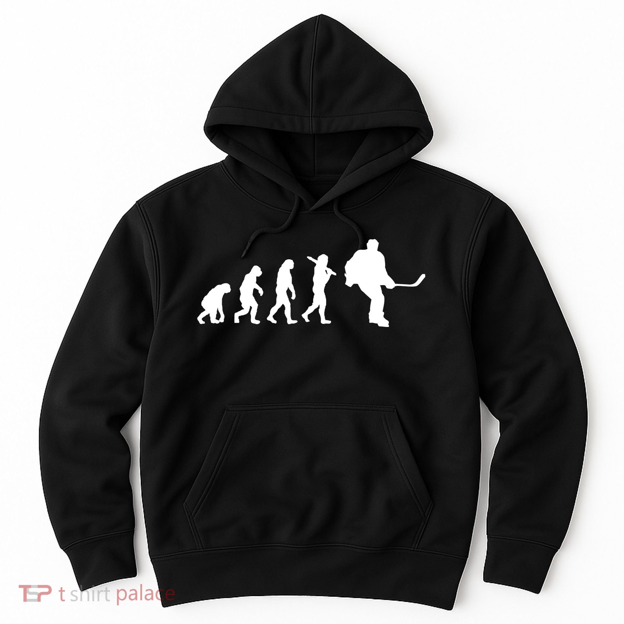 Hockey Evolution Timeline Hoodie
