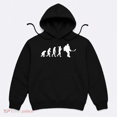 Hockey Evolution Timeline Hoodie