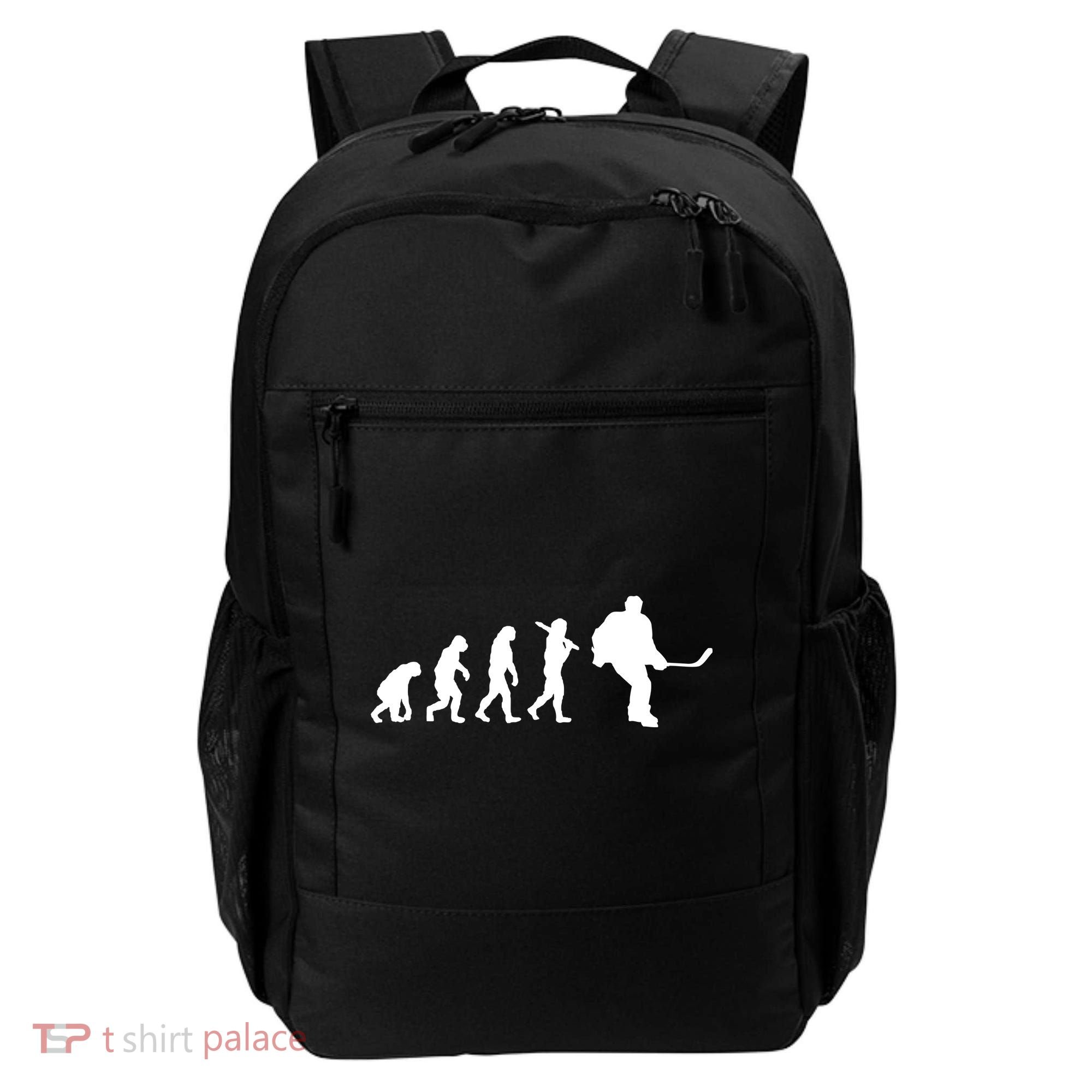 Hockey Evolution Timeline Backpack
