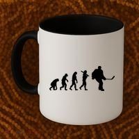 Hockey Evolution Timeline Coffee Mug thumb 2