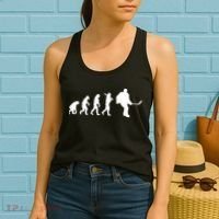 Hockey Evolution Timeline Women's Tank Top thumb 2