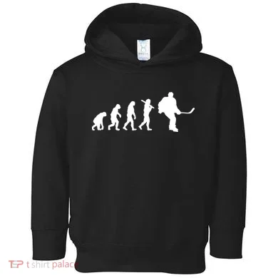 Hockey Evolution Timeline Toddler Hoodie