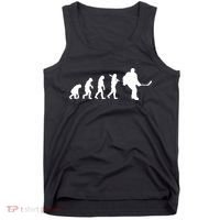 Hockey Evolution Timeline Tank Top thumb 0