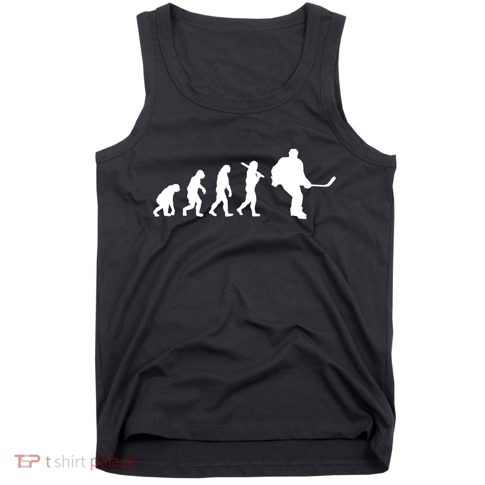 Hockey Evolution Timeline Tank Top