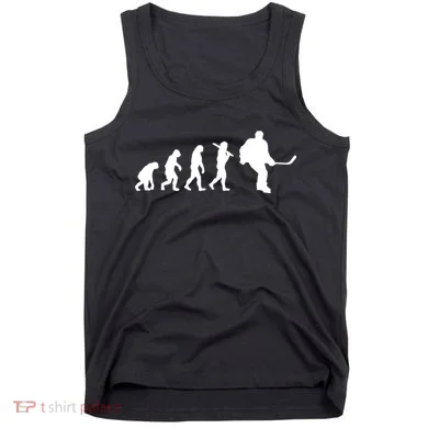 Hockey Evolution Timeline Tank Top