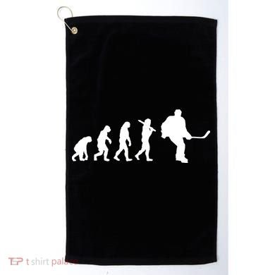 Hockey Evolution Timeline Golf Towel