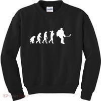 Hockey Evolution Timeline Kids Sweatshirt thumb 0